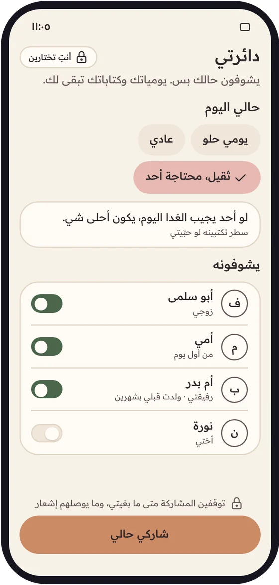 دائرتي: أم سلمى تختار مين يشوف حالها.